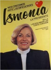 ¿SABÍAS QUÉ? Ismenia de Villalba, se convirtió en la primera mujer en ser candidata a la presidencia de la República de Venezuela en 1988 con el apoyo del partido URD, quedando en el quinto lugar con 61.732 (0,84%) de los votos