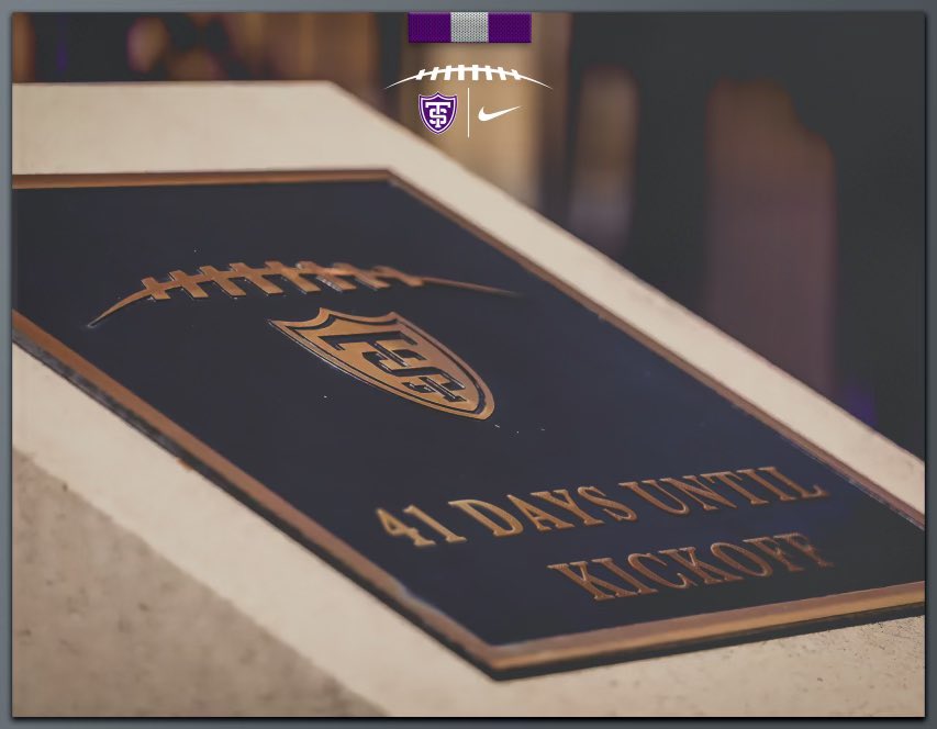 St. Thomas Football (@ust_football) on Twitter photo 41 Days ‘til Kickoff <a href="/UofStThomasMN/">University of St. Thomas</a>
#Pa25ion • <a href="/UofStThomasMN/">University of St. Thomas</a> 🟣⚪️⚫️ 41 Days ‘til Kickoff <a href="/UofStThomasMN/">University of St. Thomas</a>
#Pa25ion • <a href="/UofStThomasMN/">University of St. Thomas</a> 🟣⚪️⚫️