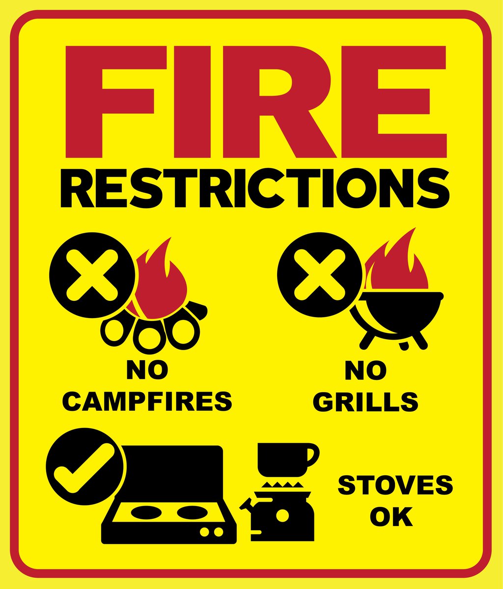Our law enforcement officer on the #SNRA handed out more than $1,000 in citations yesterday for violations of Stage 1 fire restrictions, so we wanted to remind visitors that restrictions remain in effect across the entire forest.