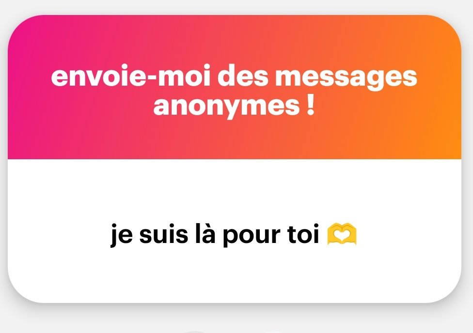 Tes adorables je suis là aussi si tu as besoin ^^