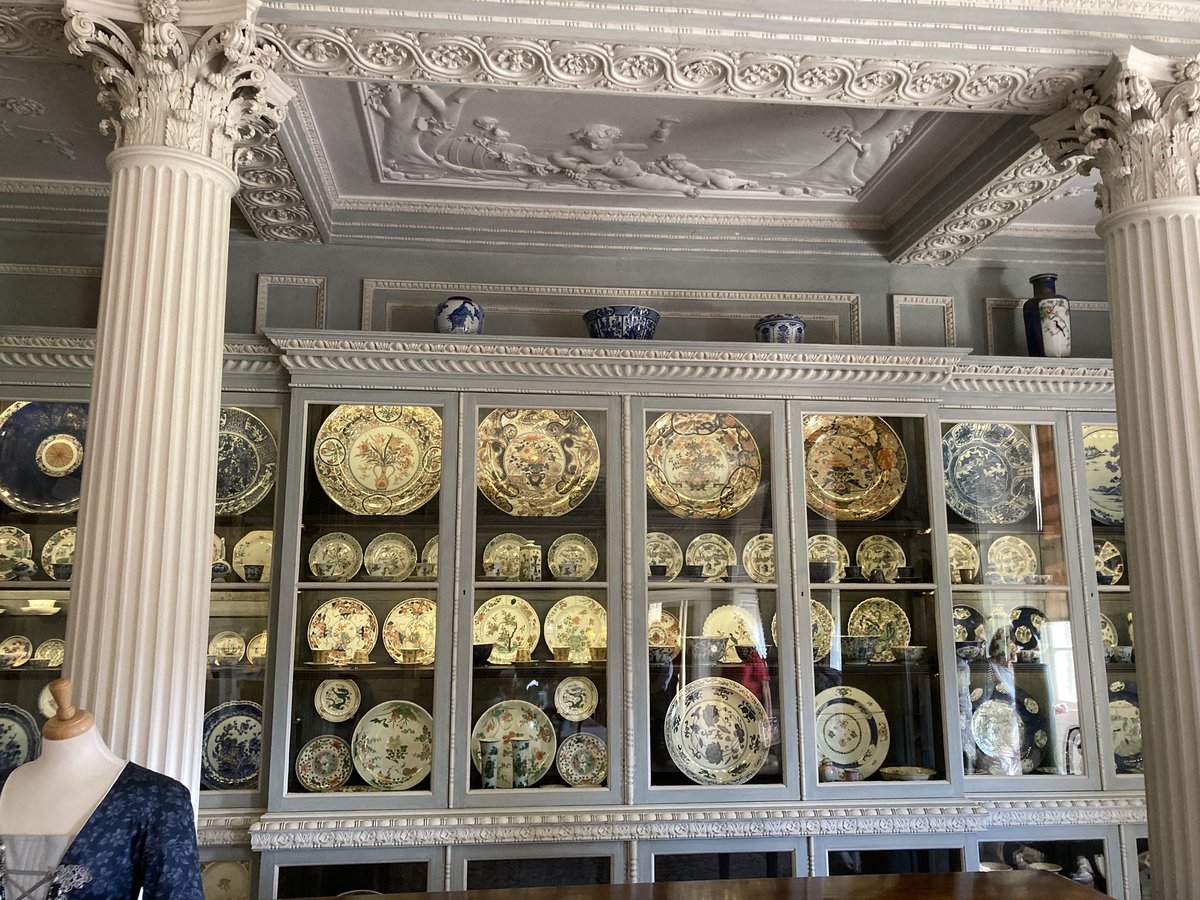 tulliafraser's tweet photo. Finally visited @WallingtonNt and its incredible collections! My unexpected favourite has to be the tiniest glimpses of China in the dollhouse room. Spy the rugs made out of sleeve bands, and the very miniature Eight Immortals (?) on the mantelpiece https://t.co/j7mxxY1eol