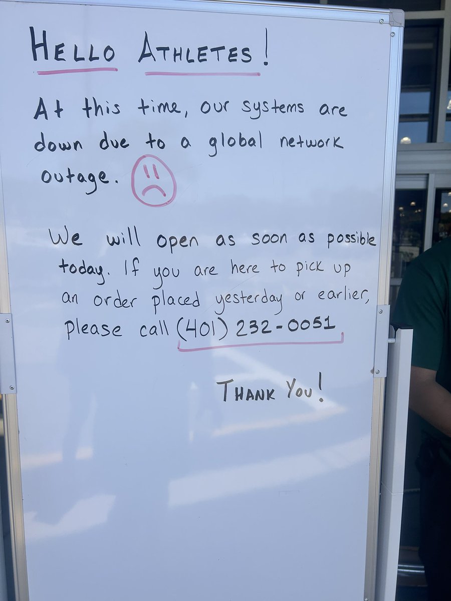 Man America has declined. Can’t even shop at Dicks