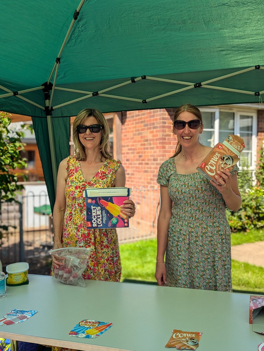 BarninghamPTA's tweet photo. What a super scorcher ☀️☀️☀️ end to the school year, the perfect day for our  summer ice cream Friday🍦😋 tradition at @BarninghamCEVCP . Over the last 7 weeks we have raised £293 for our school. Thank you to all our supporters 🙏🥰 , we wish you all a fabulous summer break 🎉 https://t.co/pxFI6XzoP7