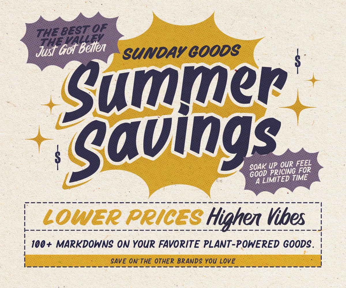 sundaygoods's tweet photo. Lower Prices. Higher Vibes.
The Best of The Valley just got better! We've slashed 100+ items, including Sunday Goods premium flower &amp; your favorites from The Pharm.

Check out the new, lower pricing below.

#ArizonaCannabis #SundayGoods #cannabisculture #arizona https://t.co/rRI1mBa2wJ