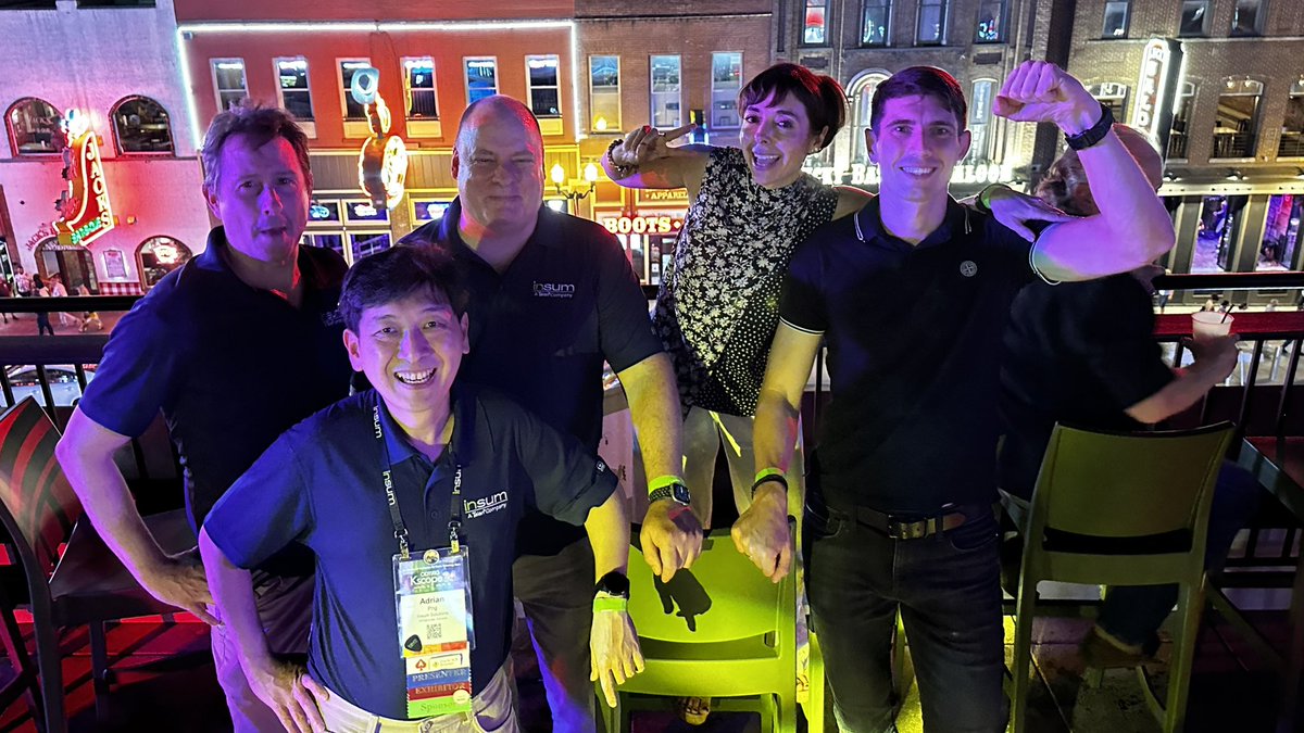#kscope24 is a wrap. Thanks to my entire @InsumSolutions team and friends new and old for making it such a great event.

Thinking of those who might be stranded because the outage, hope you make it home safely!