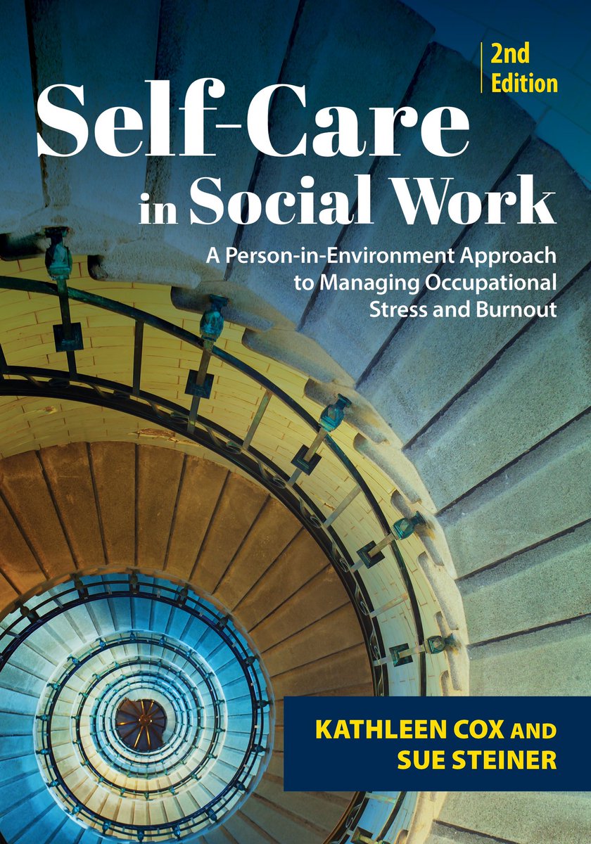 NASWMS's tweet image. Save 10% by preordering the 2nd edition of “Self-Care in Social Work” by Kathleen Cox and Sue Steiner naswpress.org/product/53681/…
It includes current research on the impact of stress, burnout, secondary trauma, and vicarious trauma. Visit #NASWPress for all things social work!