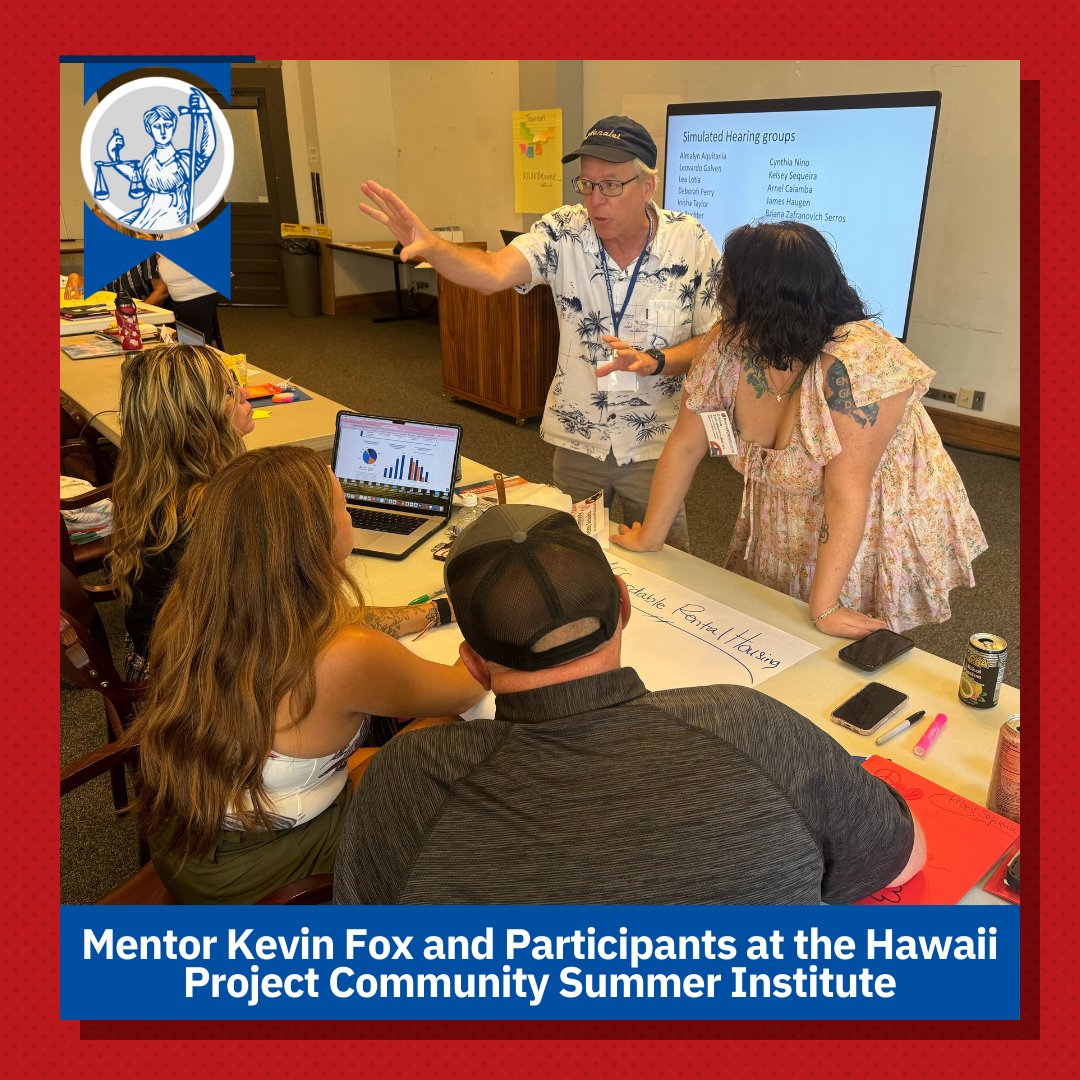 CivicEducation's tweet image. Thank you to Mentor Kevin Fox for helping to teach our teachers! Learn more about Project Community here: civiced.org/project-commun… #civics #projectcommunity #medialiteracy