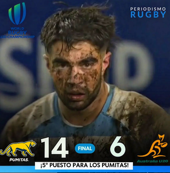 Perrugby's tweet photo. 🇦🇷 Los Pumitas cerraron un gran torneo con una nueva victoria ante Australia y un 5° puesto en el Mundial de Sudáfrica. 

En el segundo tiempo ganaron la batalla territorial para conseguir la cuarta victoria consecutiva. Excelente 2024. 👏 https://t.co/tUB7wRVBJH