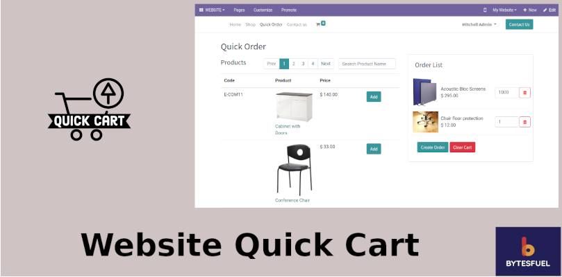 bytesfuels's tweet photo. Available In odoo 17!!

Now To Make Bulk Order On Website Becomes Easy, Checkout Awesome  App For Quick Cart

Features:

Makes Order Quicker.
Popup Selection For Variants.
Effortless Bulk Order management.
Seprate page for quick order on website.

https://t.co/92JG7BZKCo https://t.co/T3WVZ6peFy