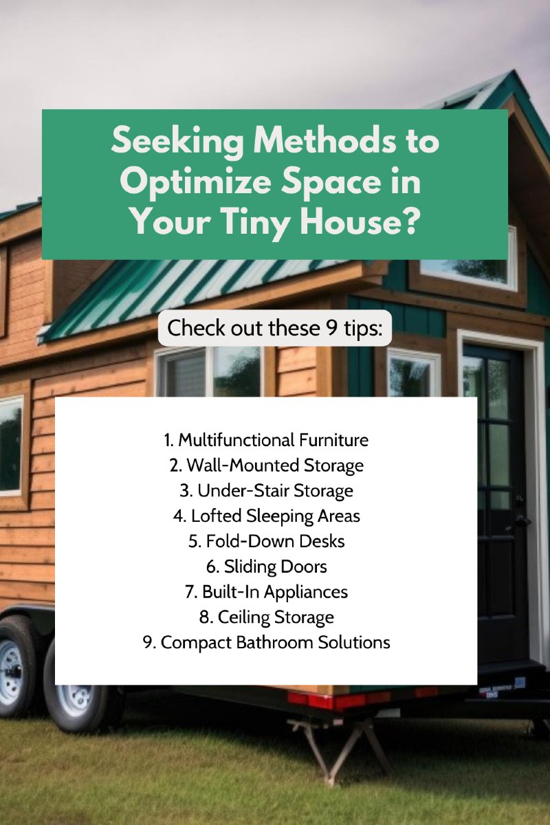tinyhouseguides's tweet image. Discover 9 ingenious space-saving ideas to transform your tiny house into a spacious, organized haven! Maximize your space with these practical tips and enjoy a clutter-free home. 🏡✨  #TinyHouseLiving #SpaceSavingTips #HomeOrganization