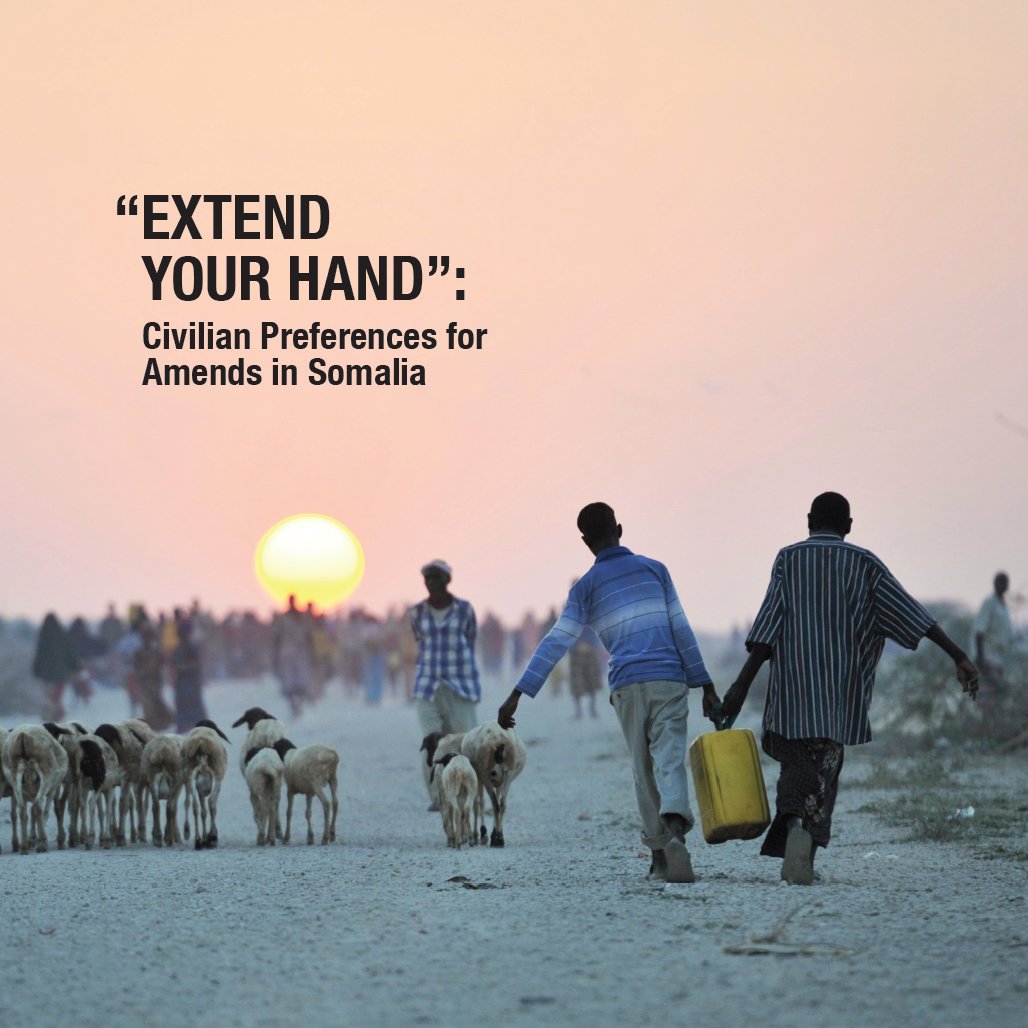 CivCenter's tweet image. Join us next Thursday for our report launch + panel discussion on civilian preferences for amends in Somalia with:

➡️ @abdullahisom1 @amnesty 
➡️ @clare1brown @VicAdvInt 
➡️ @mhunke18 @CivCenter 

Register: us06web.zoom.us/webinar/regist…