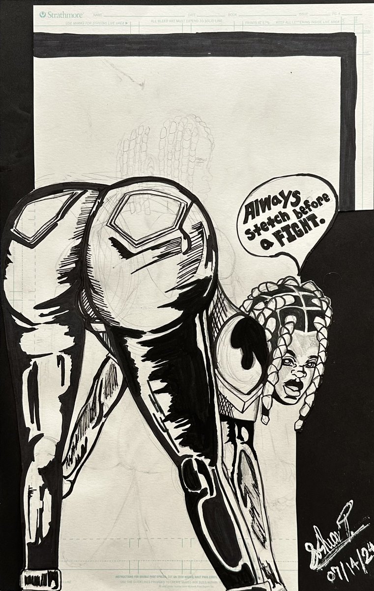 AComicsJosh's tweet photo. Always stretch before a fight- Kombo
💪🏿😎
#comics #comicbooks #comicsrtist #nextgen #awesomeness_comics #superheroes #supervillains #art #artist #artistsoninstagram #digitalart #digitalartist #sketch #ink #colorist #comicon #comiccolorists #comicwritersofinstagram https://t.co/mAzqBwCkgF
