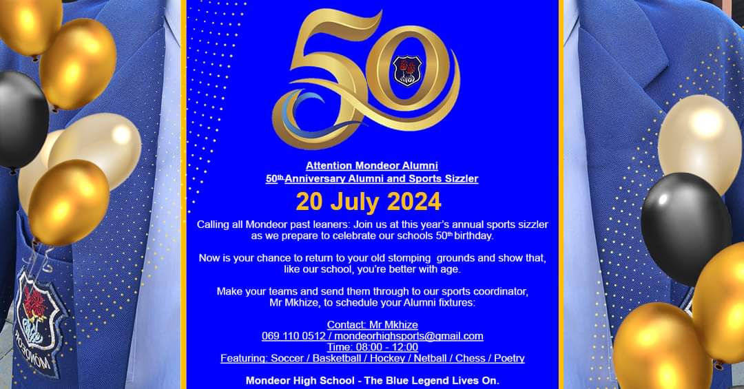 DEEJAYLEON_SA's tweet photo. Out at Mondeor High School tomorrow for the 50th anniversary, catch on the decks at 12:00 #MondeorHigh https://t.co/si5qaXmfbs