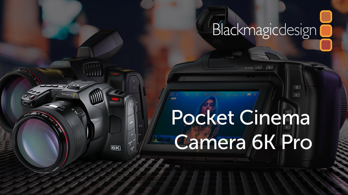 flormartzav's tweet image. Blackmagic Pocket Cinema Camera 6K Pro
flormartz.com/blackmagic-des…
Cámara cinematográfica digital , incluye un sensor 6K con montura EF, filtros de densidad neutra integrados de 0, 2, 4 y 6 pasos, pantalla inclinable de 1500 nits.
#cinemacamera #camara6k #pocketcamera #blackmagic