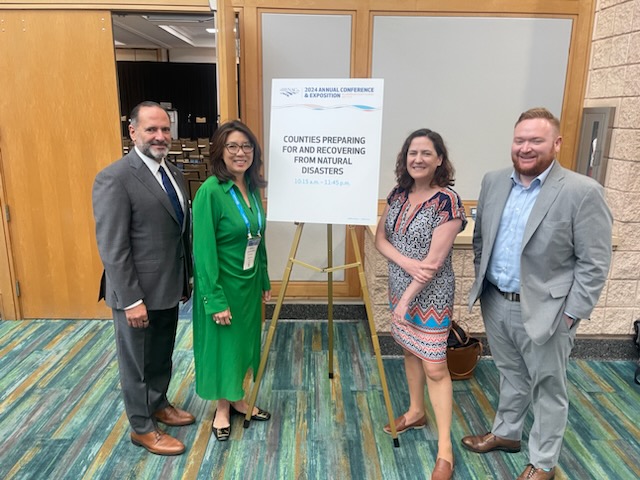 tidal_basin1's tweet photo. Our team had a wonderful time at the 2024 National Association of Counties (NACo) @NACoTweets Annual Conference!

Thank you to NACo for hosting a crucial event that connects leaders from counties, parishes, and boroughs from across the nation.

A special thank you to the speakers who worked alongside Tidal Basin’s President of Federal Services, Carlos Castillo, in presenting the “Counties Preparing for and Recovering from Natural Disasters” workshop:

🔶Hon. Cynthia Lee Sheng, Parish President, Jefferson Parish Government @JeffParishGov 
🔶Hon. Ashley Stolzmann, Commissioner, Boulder County @bouldercounty 
🔶Mathew Sanders, Senior Officer, U.S. Conservation, The Pew Charitable Trusts @pewtrusts

We look forward to more intergovernmental discussions and collaborations. With our joint efforts, we can shape the future of county governance.