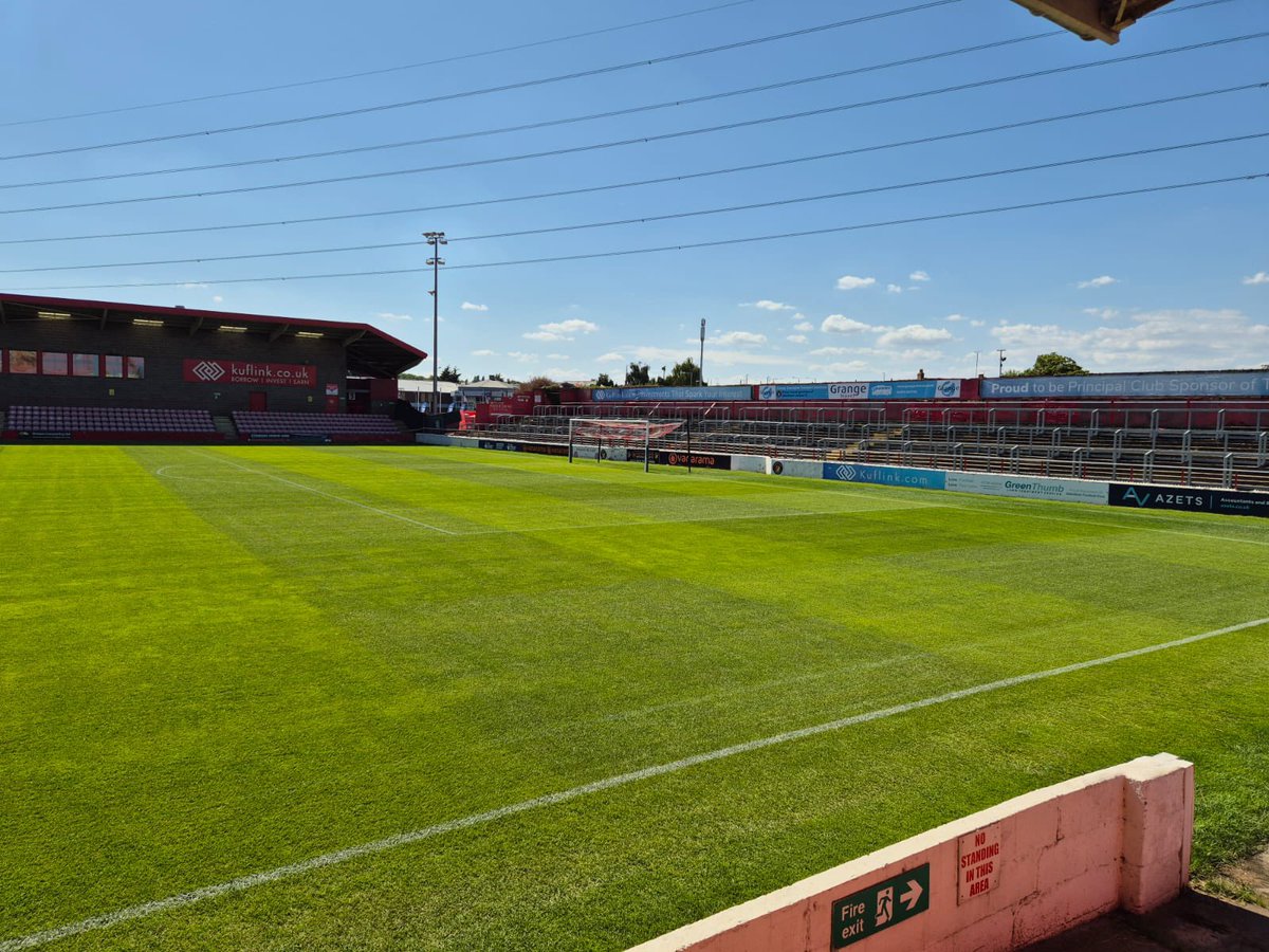 Jordans (@ianajordan) on Twitter photo Pitch set for the visit of <a href="/WestHam/">West Ham United</a> to <a href="/EUFCofficial/">Ebbsfleet United FC</a> for Saturdays pre-season friendly. Great work young Cameron for the pitch prep this week 👍 Pitch set for the visit of <a href="/WestHam/">West Ham United</a> to <a href="/EUFCofficial/">Ebbsfleet United FC</a> for Saturdays pre-season friendly. Great work young Cameron for the pitch prep this week 👍