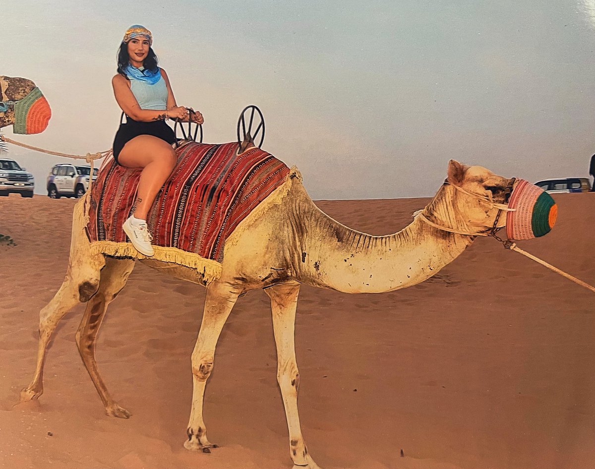 DemyAlfonso's tweet photo. doctoral graduation gift from my mother was a trip to a place we’ve talked about since I was a kid - Dubai. we went to the grand mosque, rode camels in the desert, &amp; tried 24k gold cappuccinos. feeling blessed with this experience of a lifetime. https://t.co/PNl5Xzl4Rs