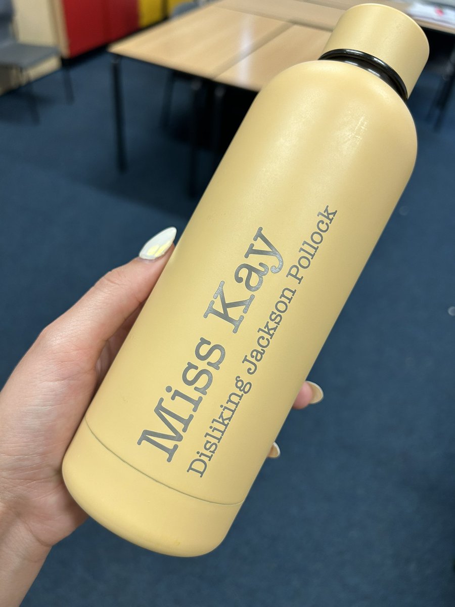 One of the funniest end of year gifts.

Clearly, I’ve made my artistic feelings known!