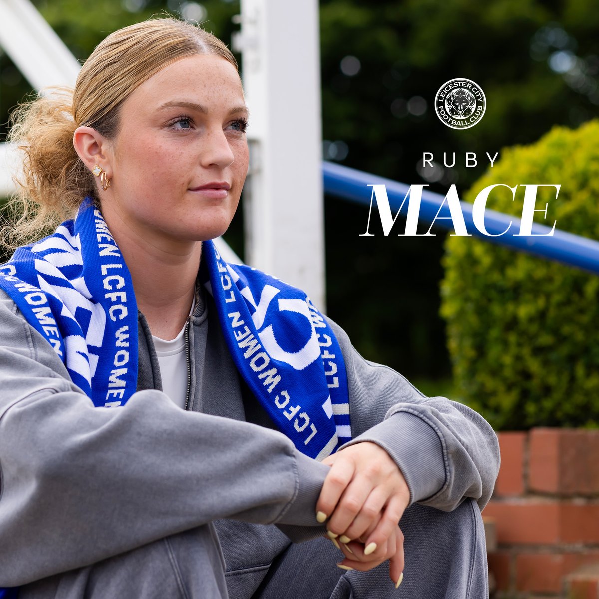 LCFC_Women's tweet photo. We are delighted to announce the signing of midfielder Ruby Mace ✍️