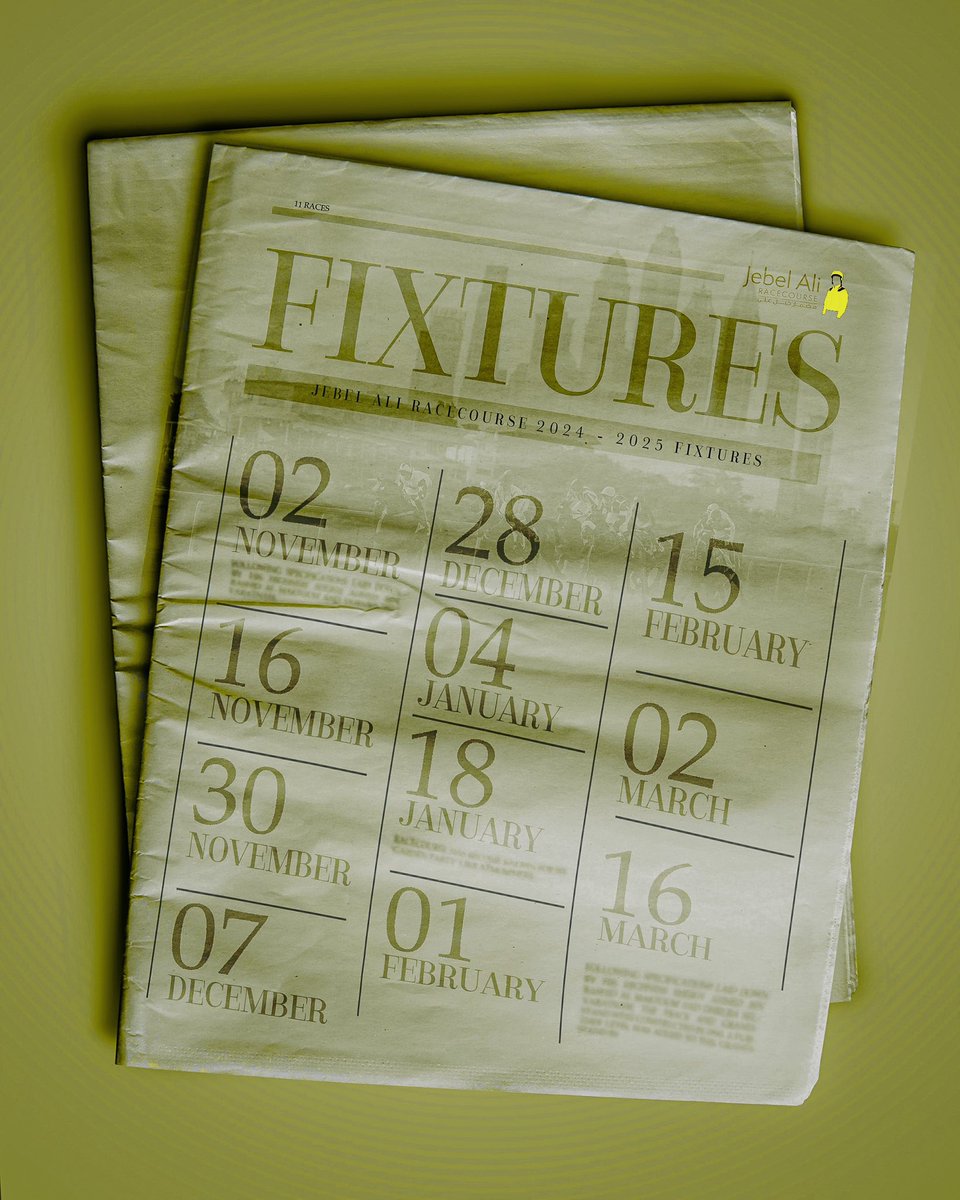 Jebel Ali Racecourse tweet media