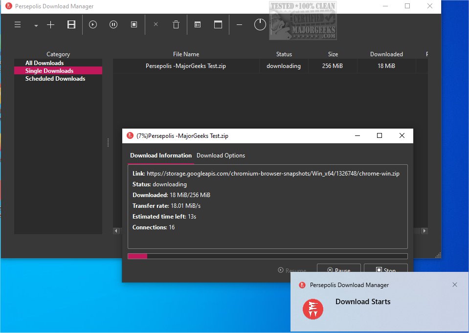 majorgeeks's tweet image. New! Persepolis Download Manager is a versatile download management #tool designed for multiple platforms.
majorgeeks.com/files/details/… #downloadmanager #opensource