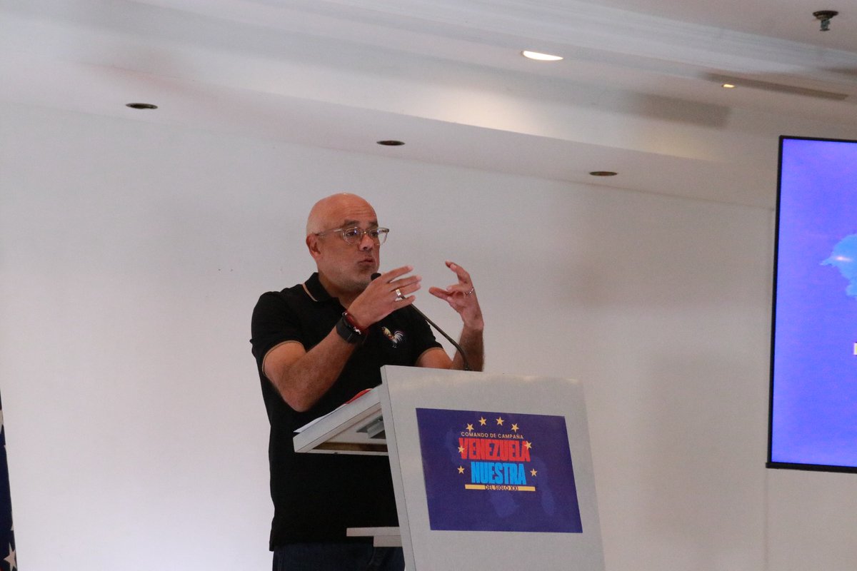 Asamblea_Ven's tweet photo. #19Jul || Presidente de la AN, diputado Jorge Rodríguez, denuncia plan fascista para desconocer resultados en presidenciales. https://t.co/UpjZC54TQp