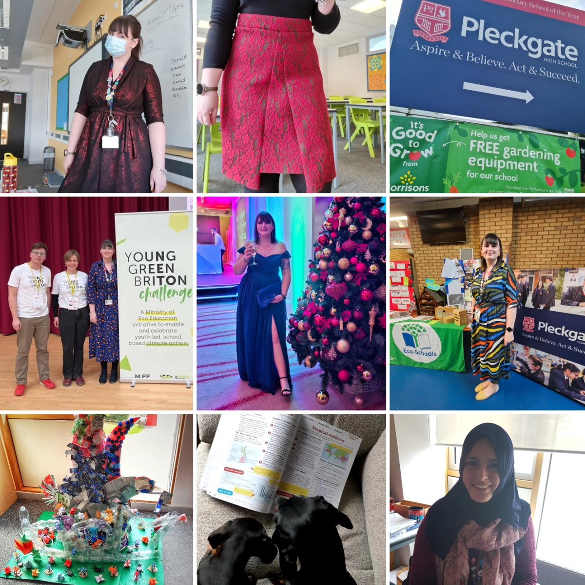 Ending my journey at Pleckgate today was hard. The last 7 and a half years have been a journey! Teaching through covid, standing in a pond with bin bags around my legs, using a skirt design from a pupil and seeing their face when I turned up to the next lesson wearing it! 1/2