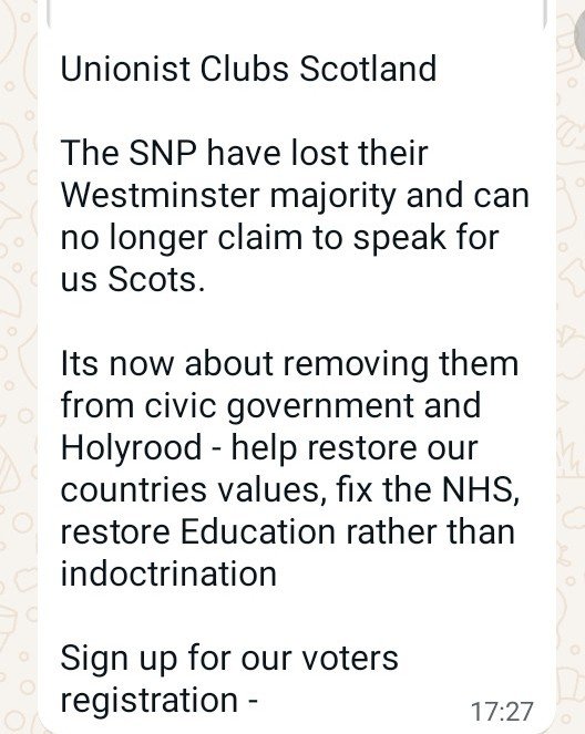Unionist Clubs Scotland (@unionclubscot) on Twitter photo 