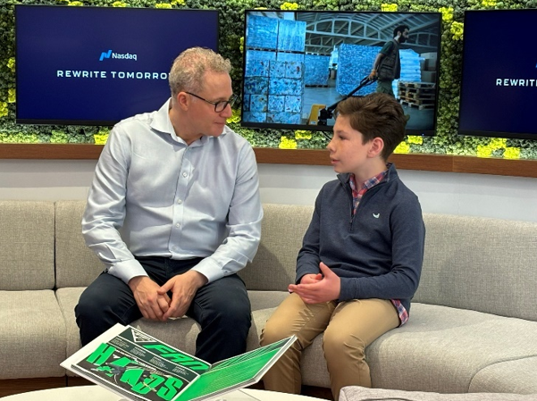 enterothera's tweet photo. .@enterothera is proud to have partnered with @CeliacJourneyUS to support #CeliacDiseaseResearch and clear gluten labeling on food at the @Nasdaq Tower.

Join us in supporting young advocates like Jax Bari as they champion these crucial causes.

#CeliacDisease #advocacy https://t.co/Ao3qaGFyrO