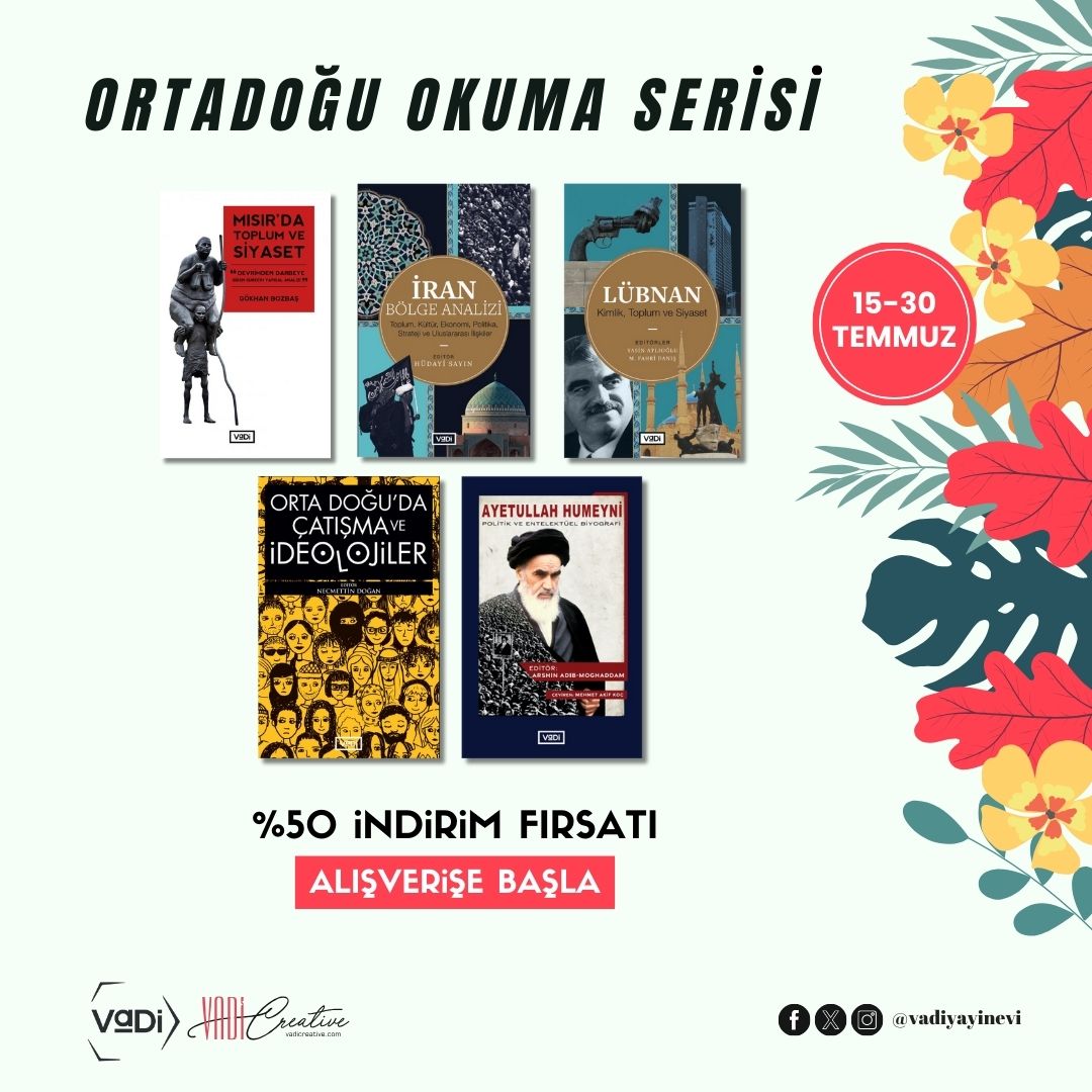Vadi Yayınları (@vadiyayinevi) on Twitter photo 📌 Size Özel Hazırlanan Ortadoğu Okuma Serisi %50 İndirimli
📚📚 Tüm Ürünlerimizde Geçerli %50 İndirim Fırsatları Devam Ediyor✨✨
15-30 Temmuz Tarihleri arasında geçerli bu eşsiz kampanyadan yararlanabilmek için acele edin...
Bizi takip edin 👉 <a href="/vadiyayinevi/">Vadi Yayınları</a>
#vadi #kitap 📌 Size Özel Hazırlanan Ortadoğu Okuma Serisi %50 İndirimli
📚📚 Tüm Ürünlerimizde Geçerli %50 İndirim Fırsatları Devam Ediyor✨✨
15-30 Temmuz Tarihleri arasında geçerli bu eşsiz kampanyadan yararlanabilmek için acele edin...
Bizi takip edin 👉 <a href="/vadiyayinevi/">Vadi Yayınları</a>
#vadi #kitap