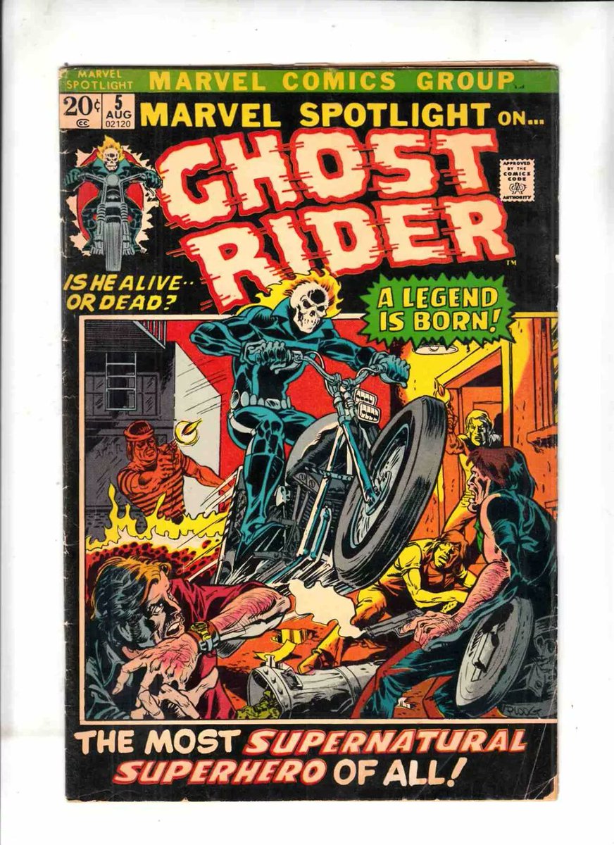 DreamlandComics's tweet photo. First appearance of Ghost Rider! Bidding ends Sunday.
https://t.co/hfXQvo1l6Q https://t.co/c1qb1ObYK2