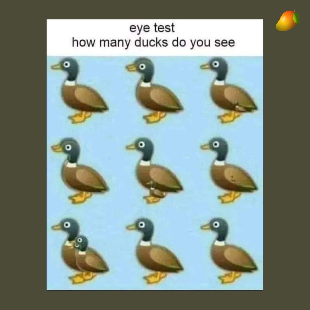 mangomath's tweet photo. I like optical illusions. Let us know how many ducks do you see? https://t.co/BEmZLEHaXW