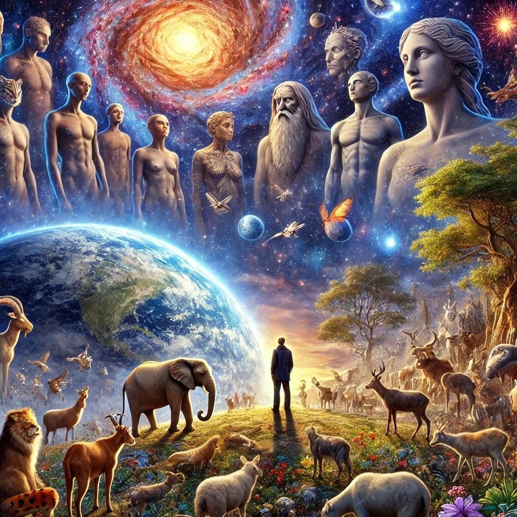 AMZorkin's tweet image. Humans could use an ego check right about now, and realizing we&apos;re not the top of the cosmic food chain might do the trick. #CosmicHumility #EgoCheck #UniversalPerspective #uapX #gods