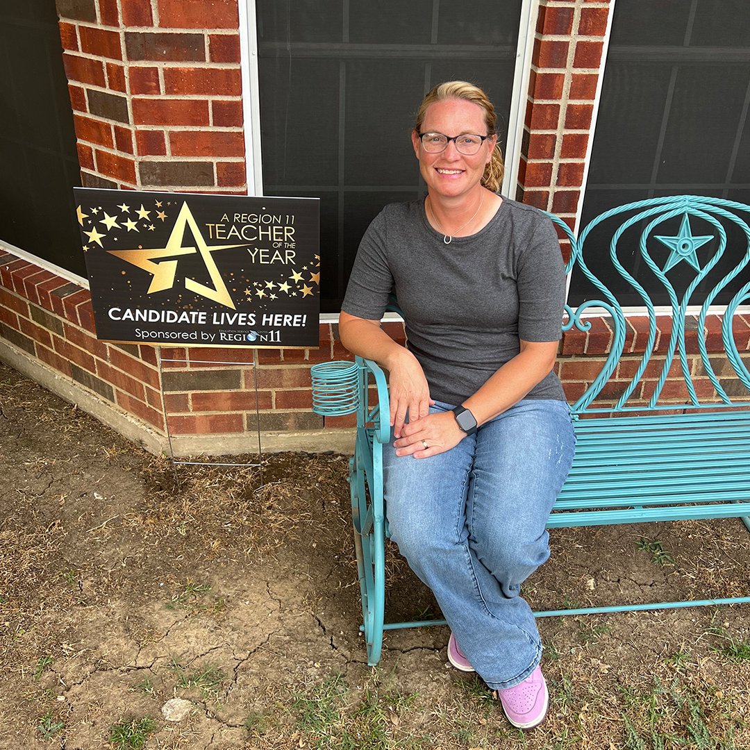 ESC Region 11 (@escregion11) on Twitter photo We are so excited to celebrate more remarkable Region 11 Teacher of the Year candidates! 🌟
• Hattie Roberts — <a href="/JoshuaISD/">Joshua ISD</a> Elementary Teacher of the Year
• Emily Liechty — <a href="/Sanger_ISD/">Sanger ISD</a> Secondary Teacher of the Year We are so excited to celebrate more remarkable Region 11 Teacher of the Year candidates! 🌟
• Hattie Roberts — <a href="/JoshuaISD/">Joshua ISD</a> Elementary Teacher of the Year
• Emily Liechty — <a href="/Sanger_ISD/">Sanger ISD</a> Secondary Teacher of the Year