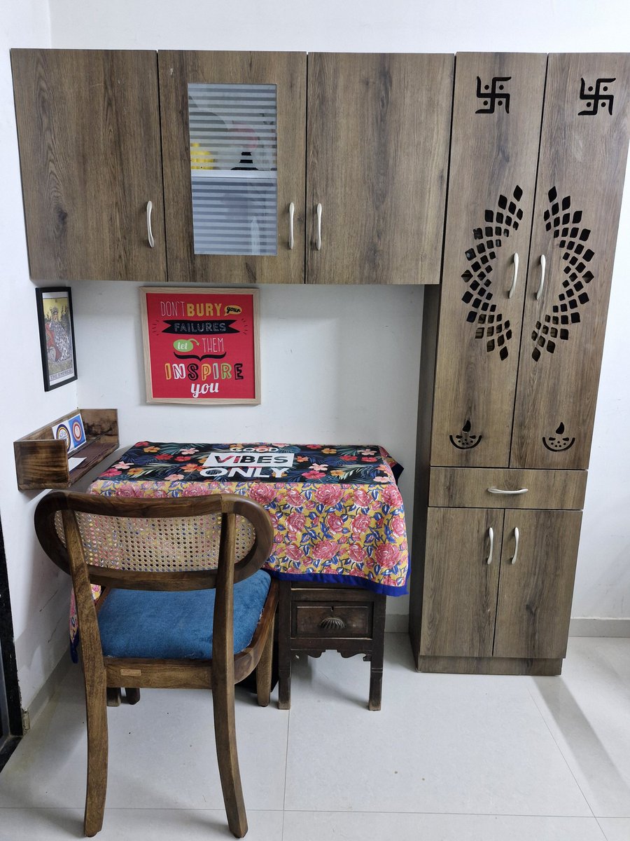 Writer's Desk is all set. Let's see how long the writer sits here to write. ✍️ Back on Twitter after a long break. 😊
