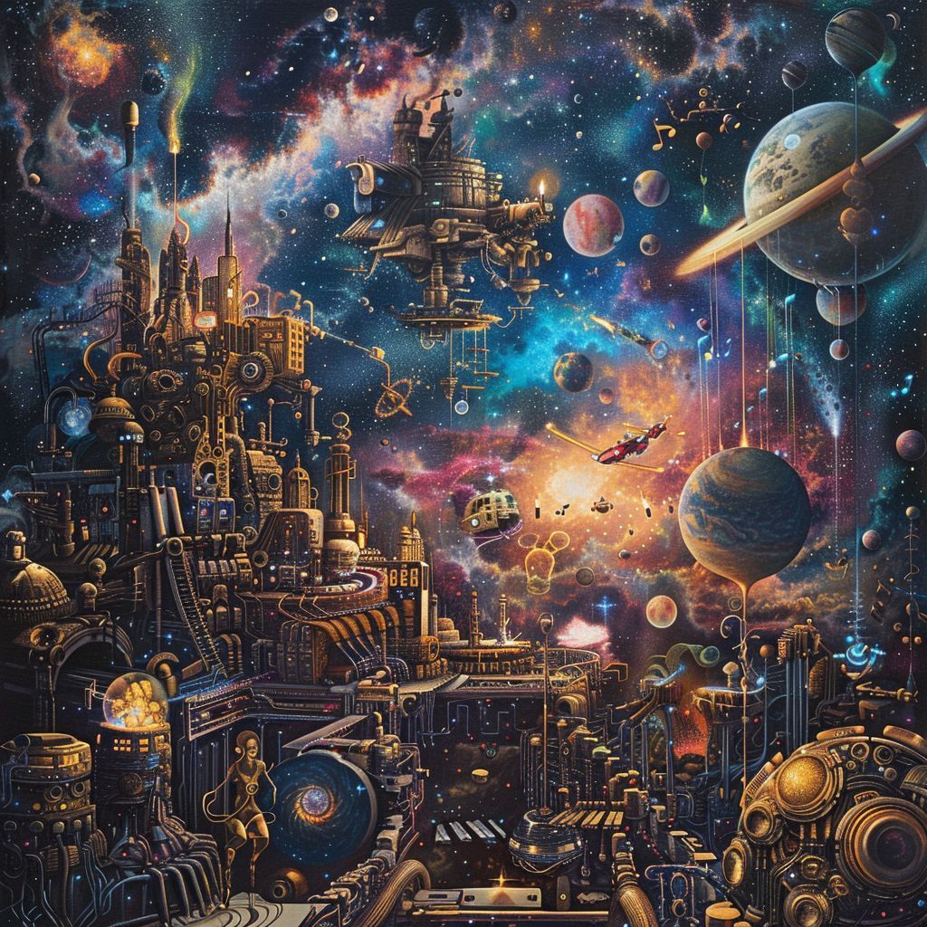 HumanAIArt's tweet photo. Midjourney vs Dall-E: "Symphony of Stars"
Join a cosmic concert where humans and AI create music among the stars. A scene of harmony and creativity in a universal symphony.

#CosmicConcert #CyberpunkArt #SciFi #AI #DigitalArt https://t.co/SqnU9UYVfo