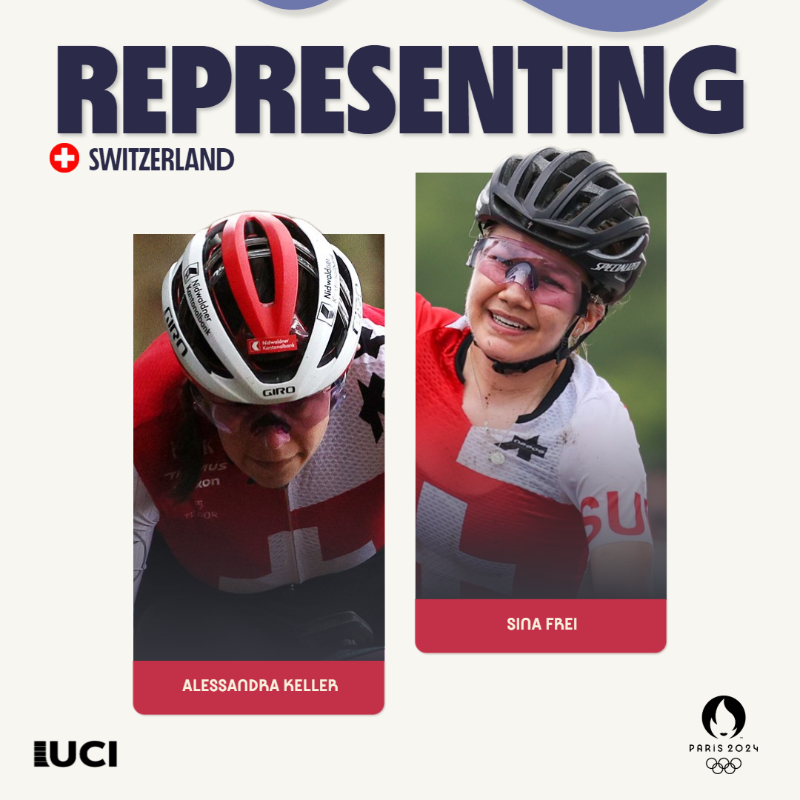 UCI_MTB's tweet photo. Ready to battle! 💪

The top 8 teams in the UCI Women's nation rankings are set for the @Paris2024 Cross-country Olympic race. 😎

Who do you pick? Click the link below 👇

#OlympicCycling #Paris2024 #MountainBike