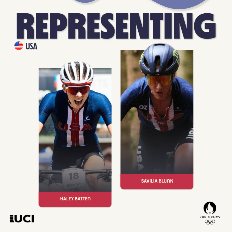 UCI_MTB's tweet photo. Ready to battle! 💪

The top 8 teams in the UCI Women's nation rankings are set for the @Paris2024 Cross-country Olympic race. 😎

Who do you pick? Click the link below 👇

#OlympicCycling #Paris2024 #MountainBike