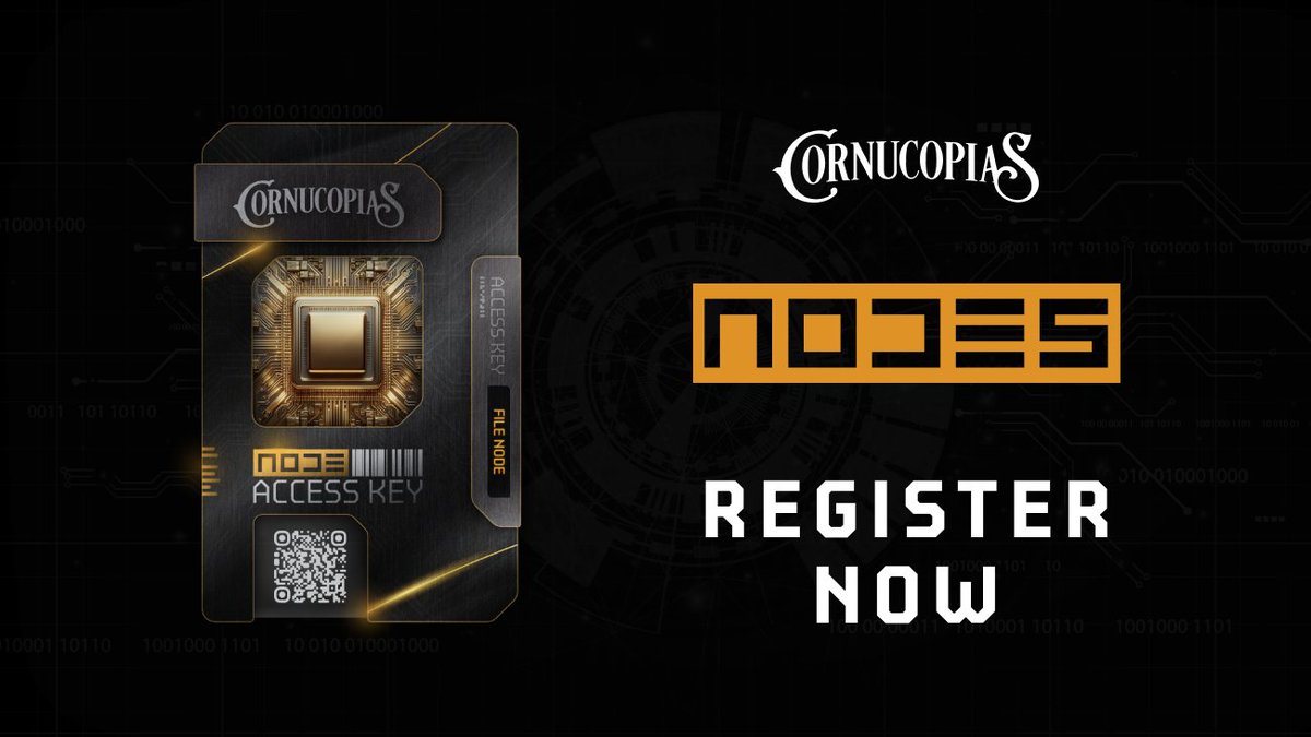 InfinityRisingX's tweet photo. Reminder to Register!

62% of all circulating File Node NFTs have registered on the Cornucopias Dashboard

It's an incredibly simple process that can read assets across multiple blockchains & wallets to meet the staking criteria! Don't miss out on the EASIEST $COPI rewards ever!