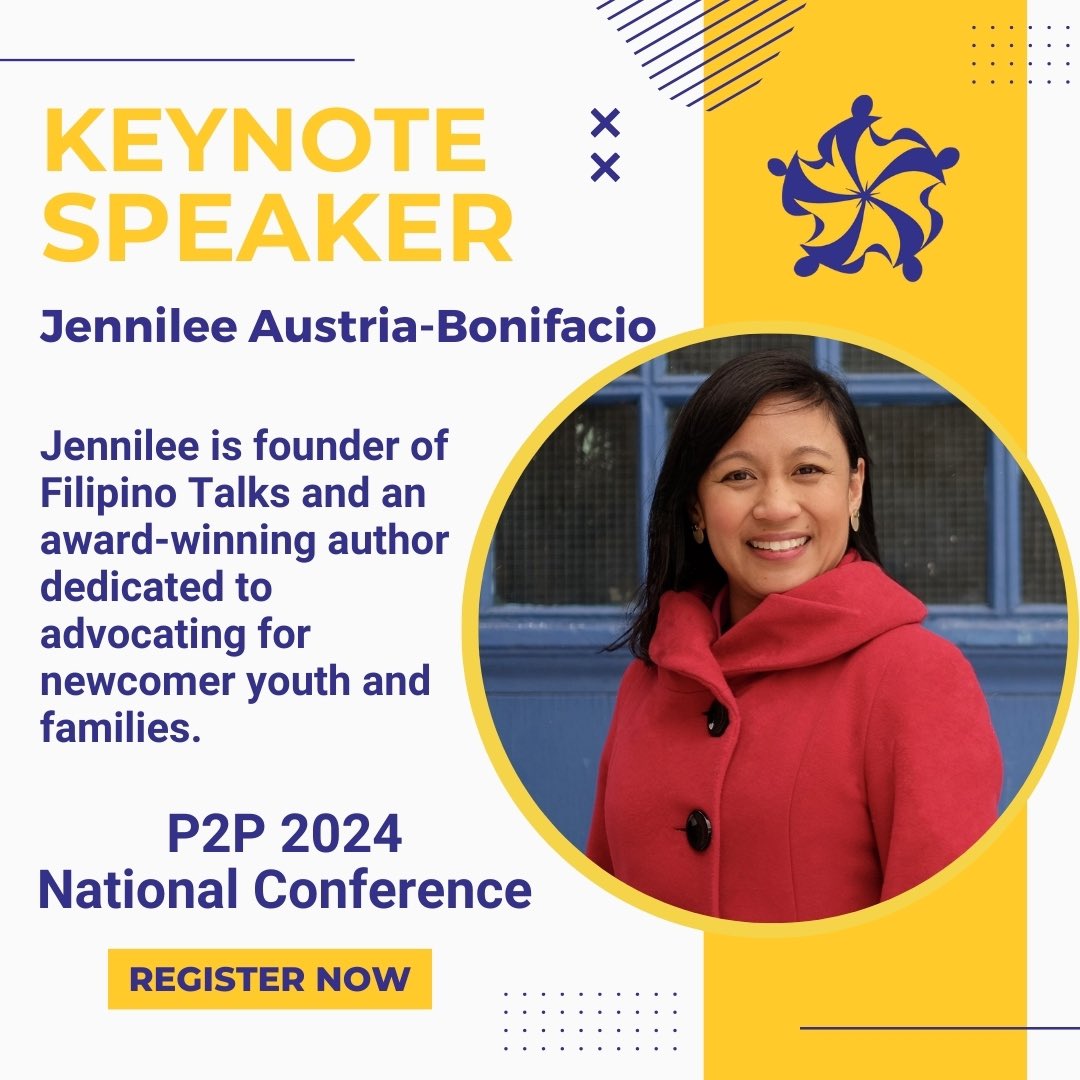 P2PConnects's tweet photo. 📢 Exciting Announcement!
We are thrilled to announce @Jennilee_A_B as the keynote speaker for the P2P 2024 National Conference. 
Don’t miss her inspiring address!
#P2PConference #Keynotespeaker

https://t.co/S8twKWua12 https://t.co/OYaR9n2Wxi