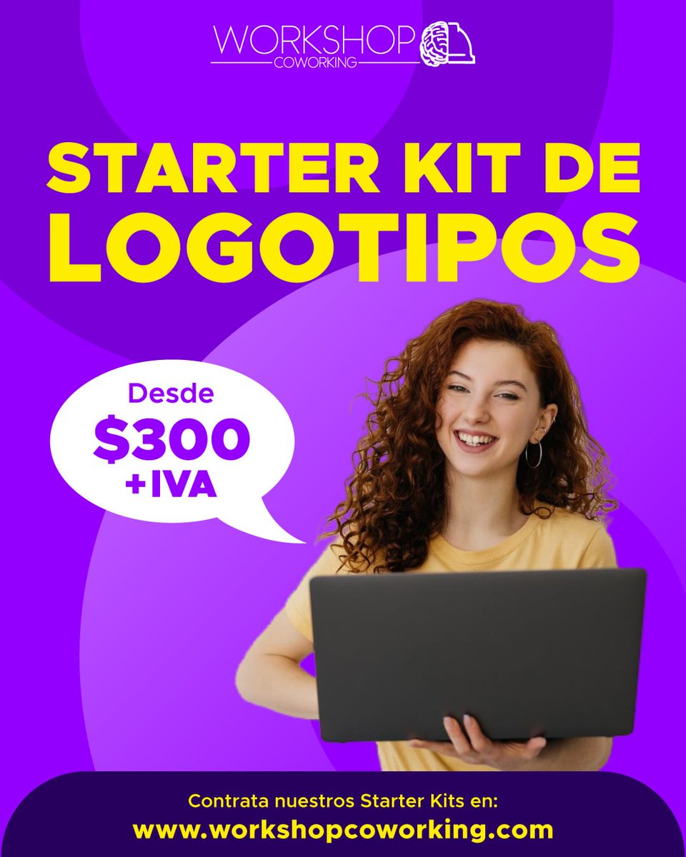 Comienza tu negocio con un logotipo profesional que refleje tu propuesta de valor. 🚀 

 ¡Nosotros nos encargamos de darle vida al corazón de tu marca! 💼 

📌 Conoce todos nuestros Starter Kits para empresas en: workshopcoworking.com/tienda/ols/cat…