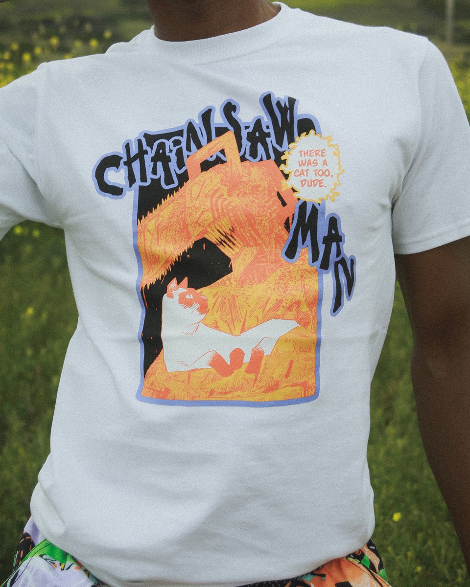 shonenjump's tweet photo. And the Chainsaw Man merch has puppies and cats? π π±
Shop the #ChainsawMan collection in the #ShonenJumpStore here: https://t.co/M6Zy2An1Gp https://t.co/Bv7clEyMtc