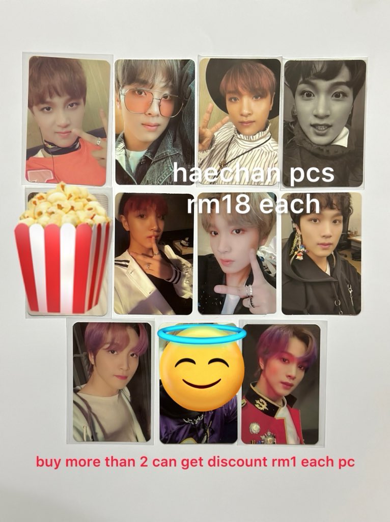 peachysunple's tweet photo. wts nct pc photocards

buy more than 2 can get discount rm1 each pc

#pasarNCTmy #pasarNCT https://t.co/kU57dxw9pK