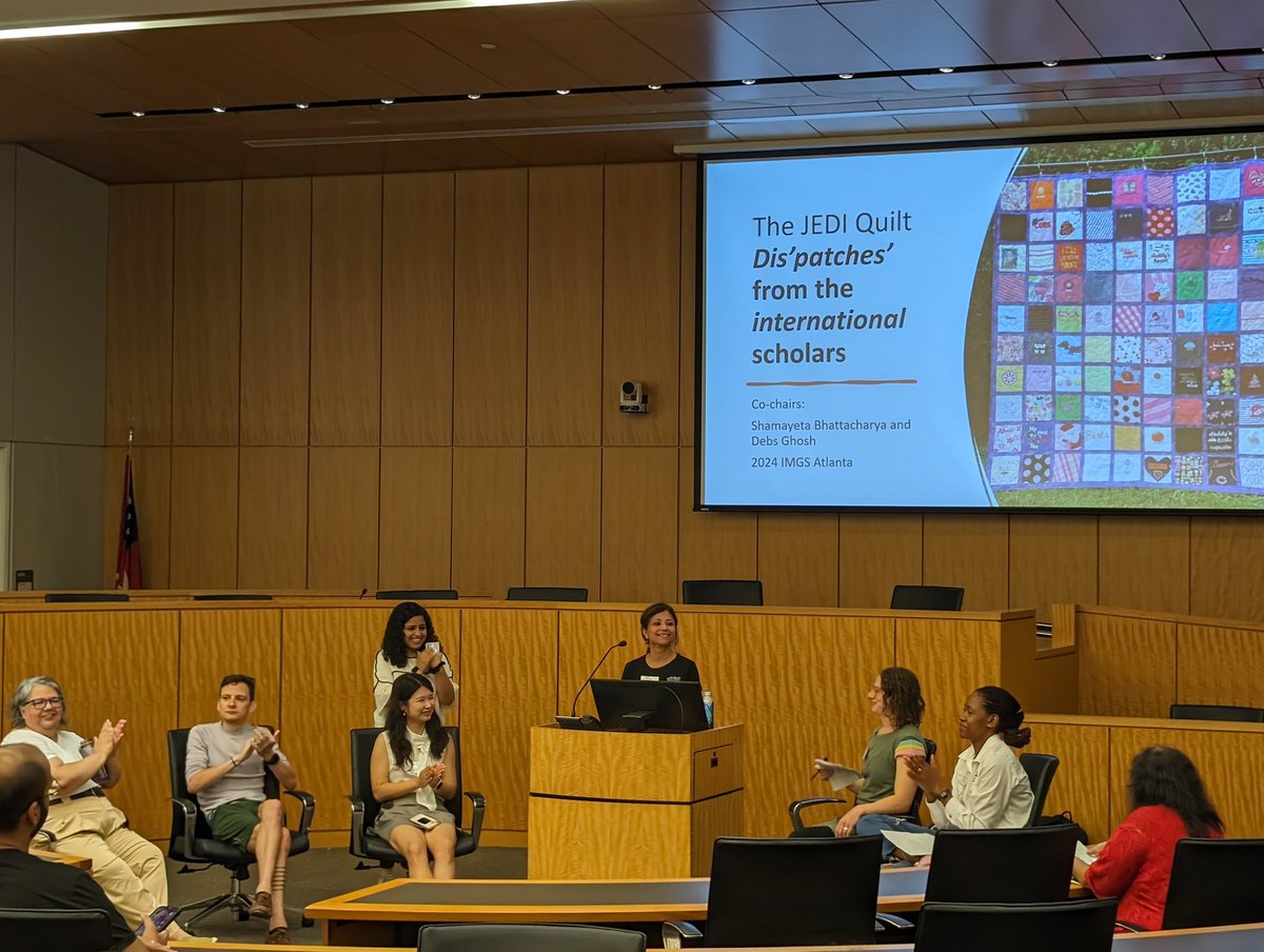 geoyanjia's tweet photo. Grateful to be part of this #JEDI panel at last day @IMGS072024 Amazing to have mixed racial members to discuss this important topic! Appreciate efforts from @BeebleG and @ShamayetaB 👏 https://t.co/TNnqxyqGzT