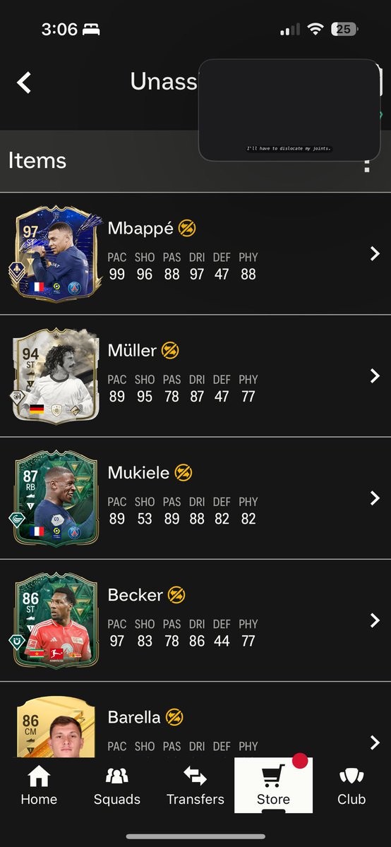 Charondinho's tweet photo. @FUTBIN First pack ain't too bad https://t.co/rK87EMbWUu