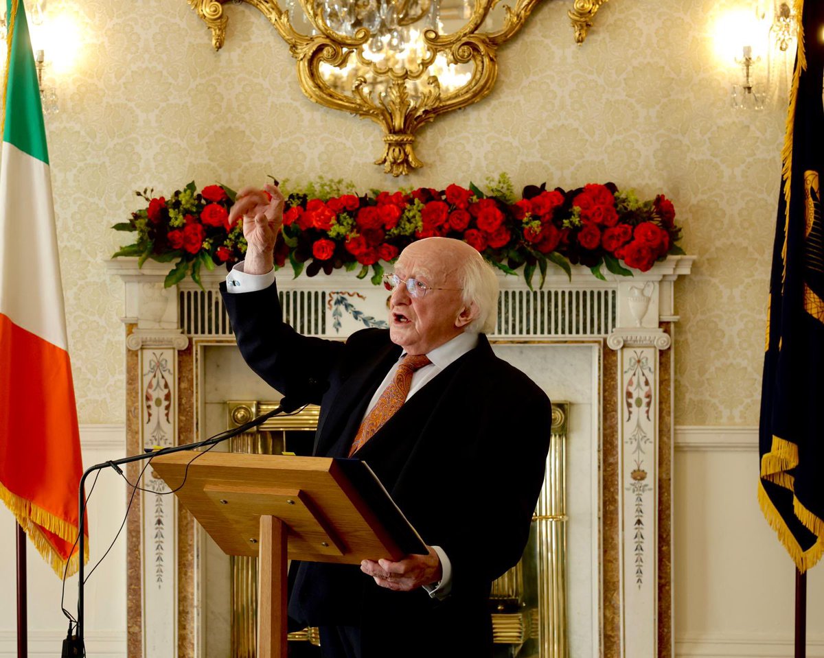 President of Ireland tweet media