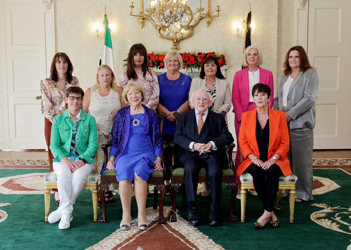 President of Ireland tweet media