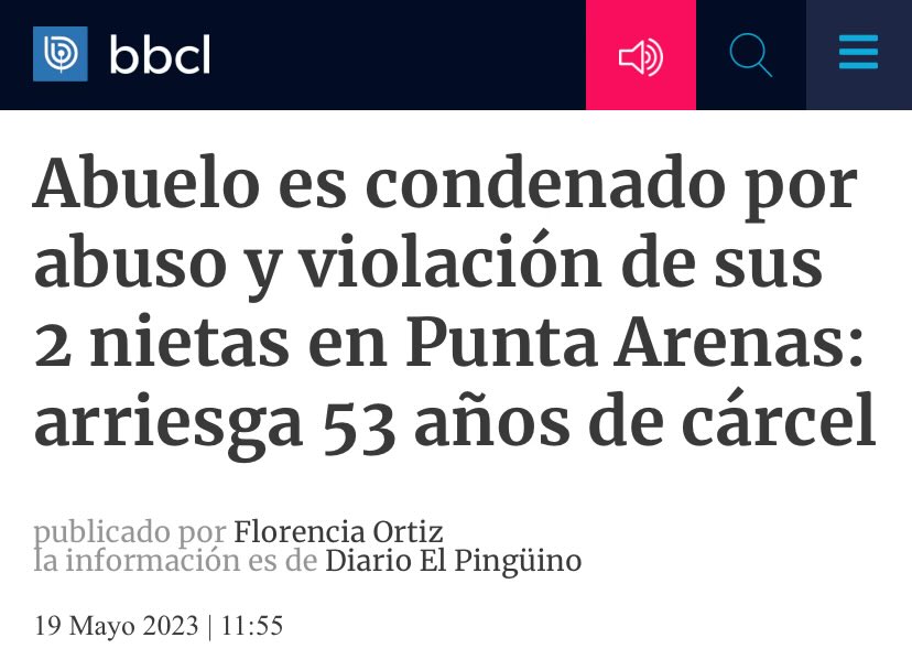 6 años de cárcel vale abusar de tus nietas en Chile.

Oferta válida para empresarios, patrones de fundo y familiares de partidos de derecha.

El tribunal de San Fernando mandó tan tan en el poto a Eduardo Macaya por 6 años a la cárcel.

Qué distinto a esto 👇🏼👇🏼