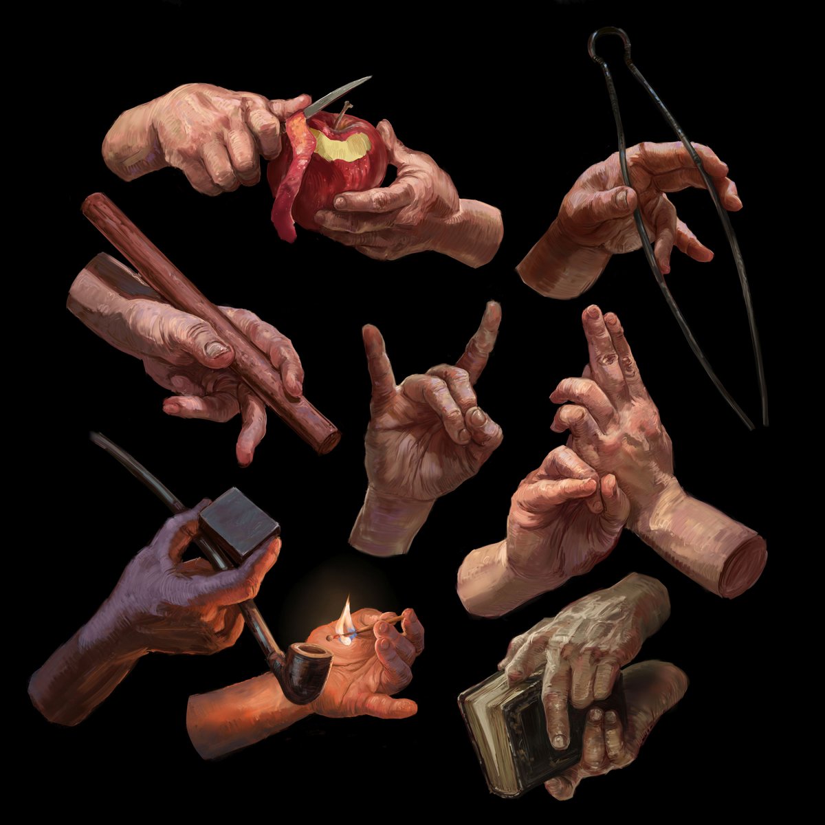 Hands study #4