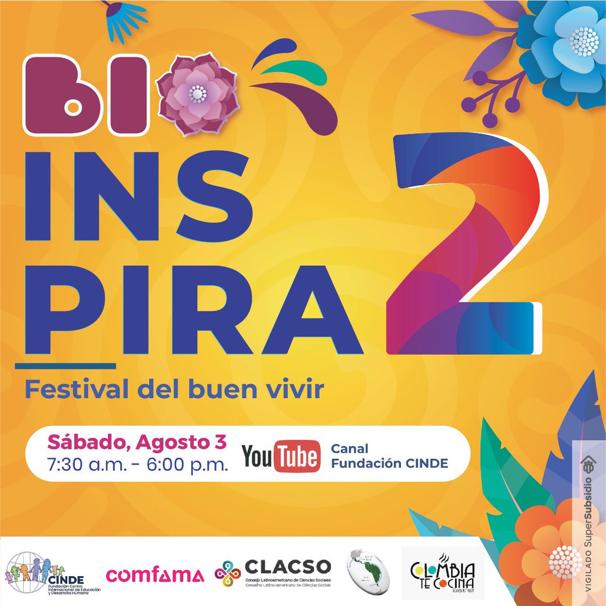 MetabolismoSoc's tweet photo. Aparta la fecha 📅 para la 2nda edición del Festival del #BuenViVir 🥳 donde nuestro GT estará participando en colaboración con 
@_CLACSO 
@FundacionCinde 
@Comfama 
#ColombiaTeCocina https://t.co/fZFXrH8D8a